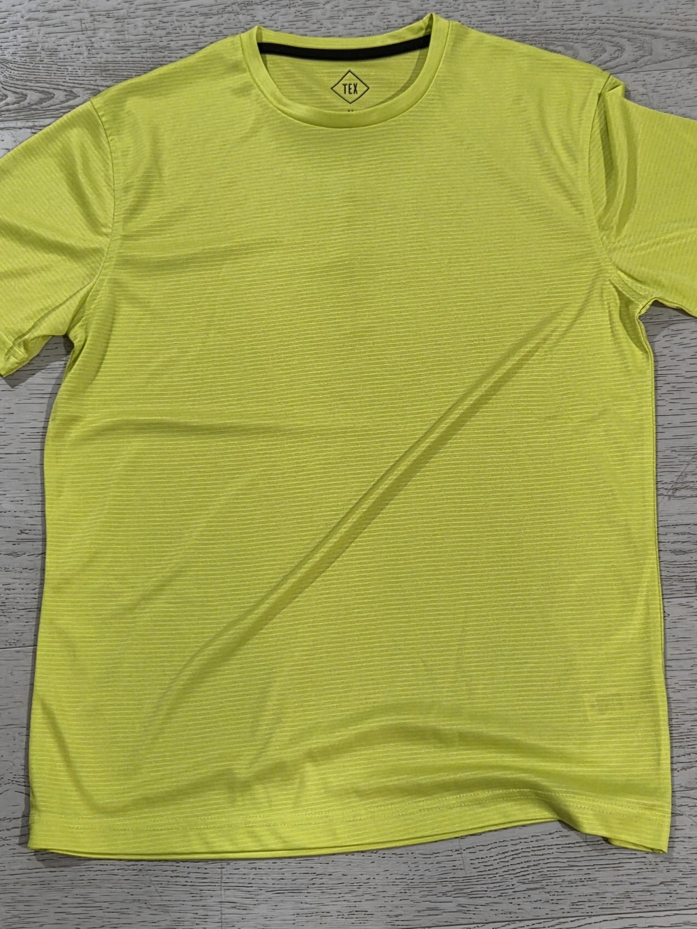 Men's Neon Yellow Sport Shirt Size M